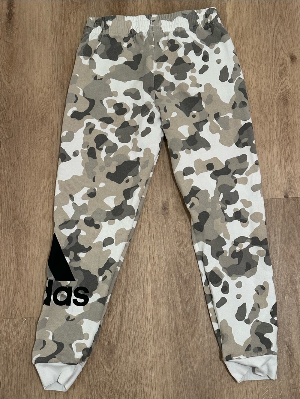 adidas Kids Desert Camo Jogger Pants - Beige/White US 14/16 L